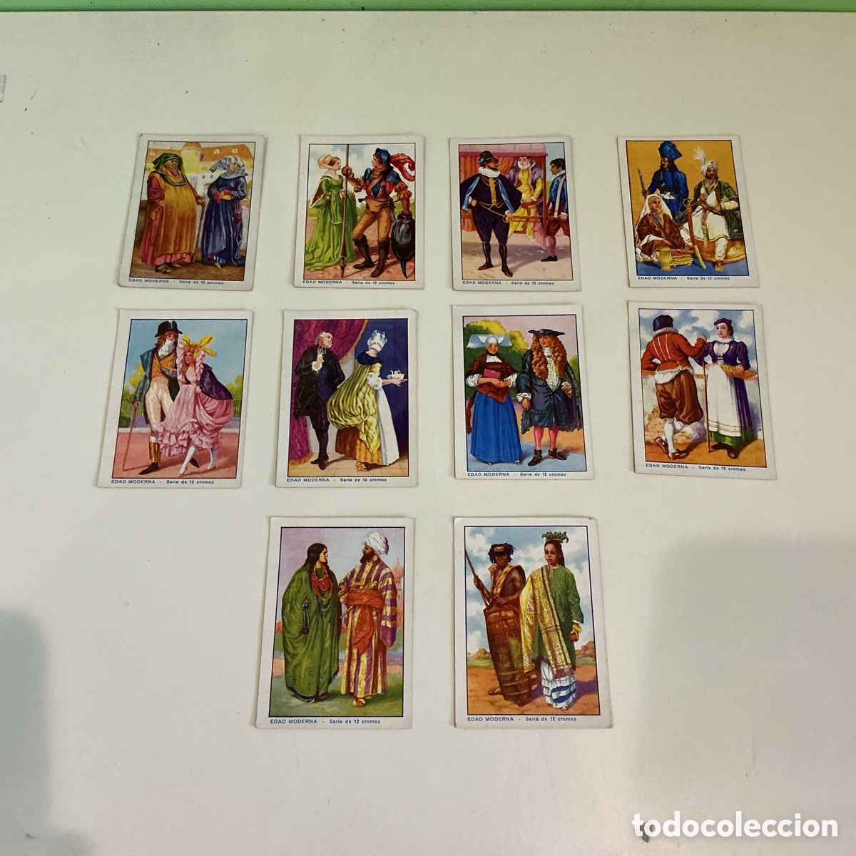 Coleccionismo Cromos antiguos: Colecci&oacute;n 10 Cromos Antiguos El Traje a Trav&eacute;s de los Siglos Evaristo Juncosa A&ntilde;os 20-30
