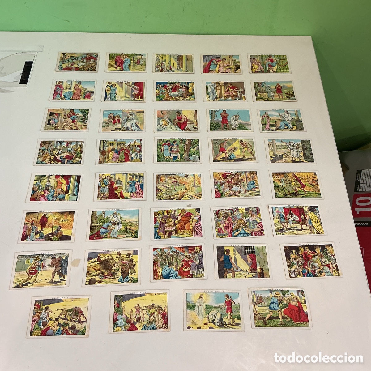 Coleccionismo Cromos antiguos: Colecci&oacute;n Quo Vadis 40 Cromos Completos Chocolates Amatller A&ntilde;os 20-30
