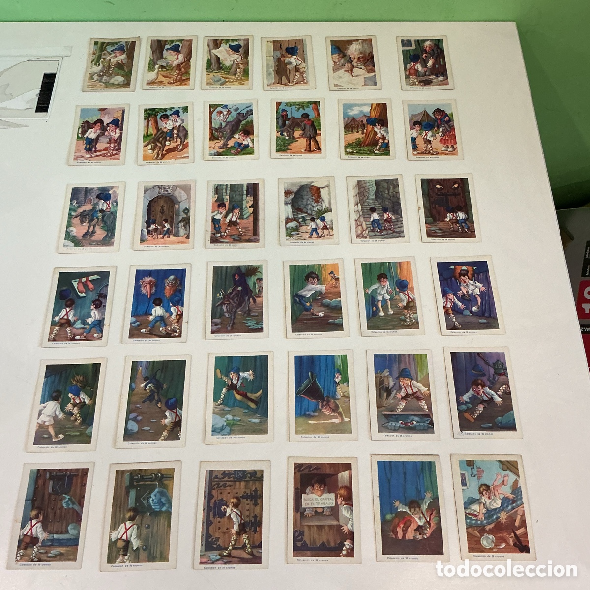 Coleccionismo Cromos antiguos: Colecci&oacute;n Completa 36 Cromos El Castillo del Diablo Chocolates Amatller A&ntilde;os 20-30