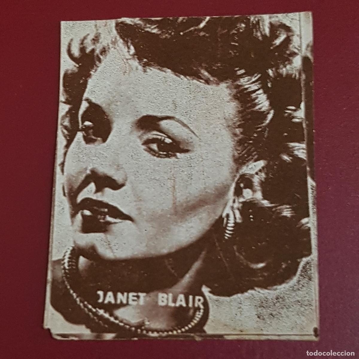 Coleccionismo Cromos antiguos: HISPANO AMERICANA - ARTISTAS DE CINE 1962 - 62 - JANET BLAIR - NUNCA PEGADO