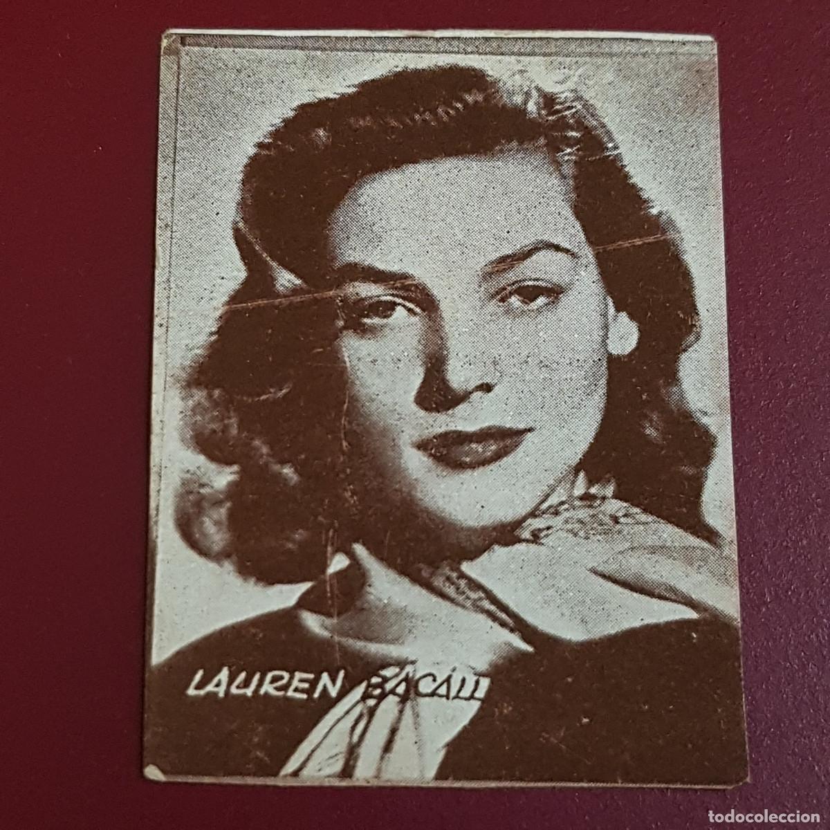 Coleccionismo Cromos antiguos: HISPANO AMERICANA - ARTISTAS DE CINE 1962 - 62 - LAUREN BACALL - NUNCA PEGADO