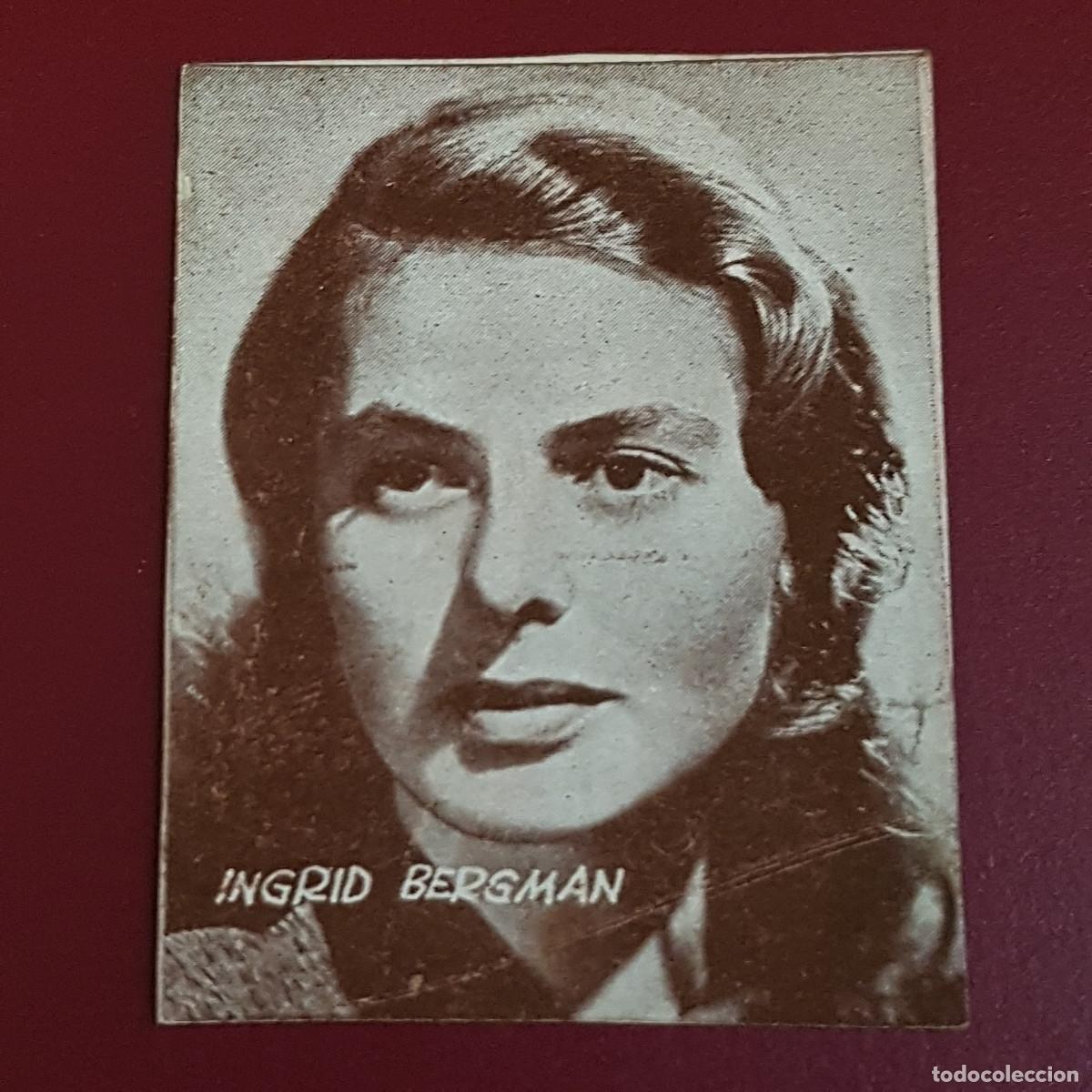 Coleccionismo Cromos antiguos: HISPANO AMERICANA - ARTISTAS DE CINE 1962 - 62 - INGRID BERGMAN - NUNCA PEGADO