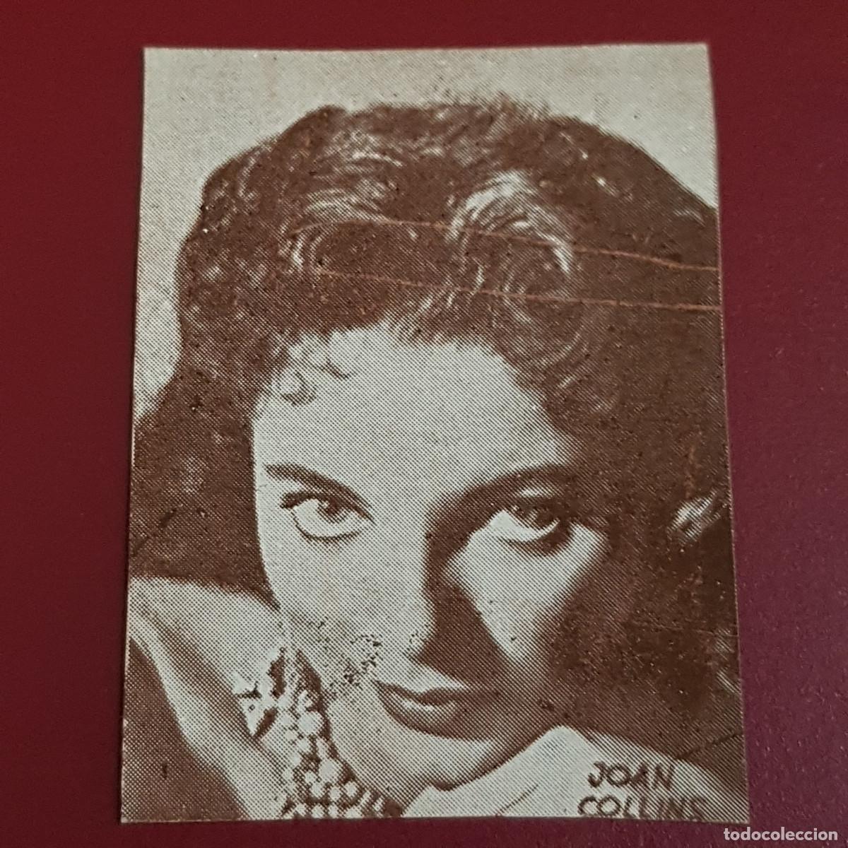 Coleccionismo Cromos antiguos: HISPANO AMERICANA - ARTISTAS DE CINE 1962 - 62 - JOAN COLLINS - NUNCA PEGADO