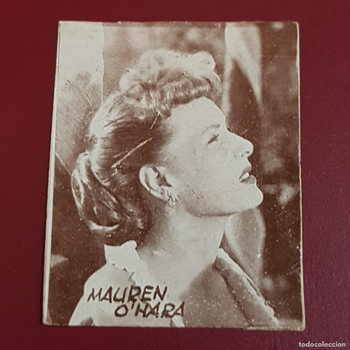 Coleccionismo Cromos antiguos: HISPANO AMERICANA - ARTISTAS DE CINE 1962 - 62 - MAUREN O HARA - NUNCA PEGADO