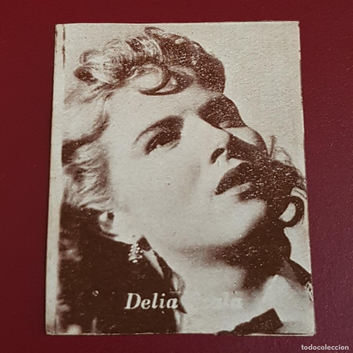 Coleccionismo Cromos antiguos: HISPANO AMERICANA - ARTISTAS DE CINE 1962 - 62 - DELIA SCALA - NUNCA PEGADO