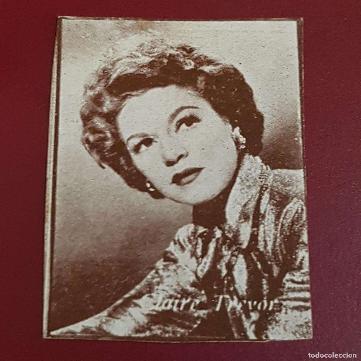 Coleccionismo Cromos antiguos: HISPANO AMERICANA - ARTISTAS DE CINE 1962 - 62 - LAIRE TREVOR - NUNCA PEGADO