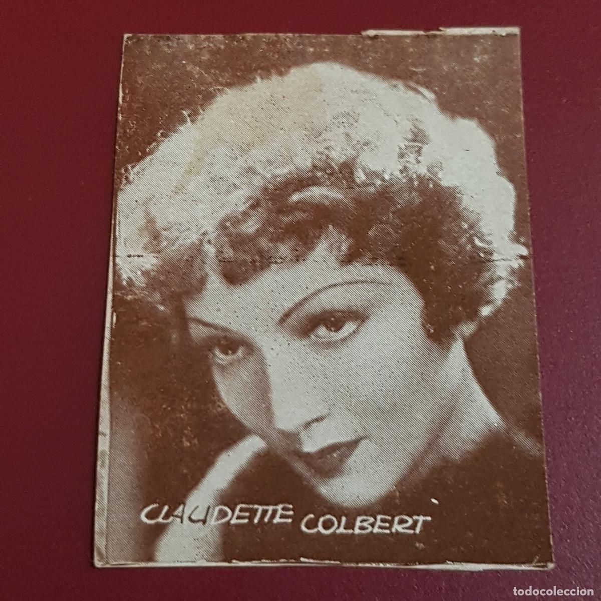 Coleccionismo Cromos antiguos: HISPANO AMERICANA - ARTISTAS DE CINE 1962 - 62 - CLAUDETTE COLBERT - NUNCA PEGADO
