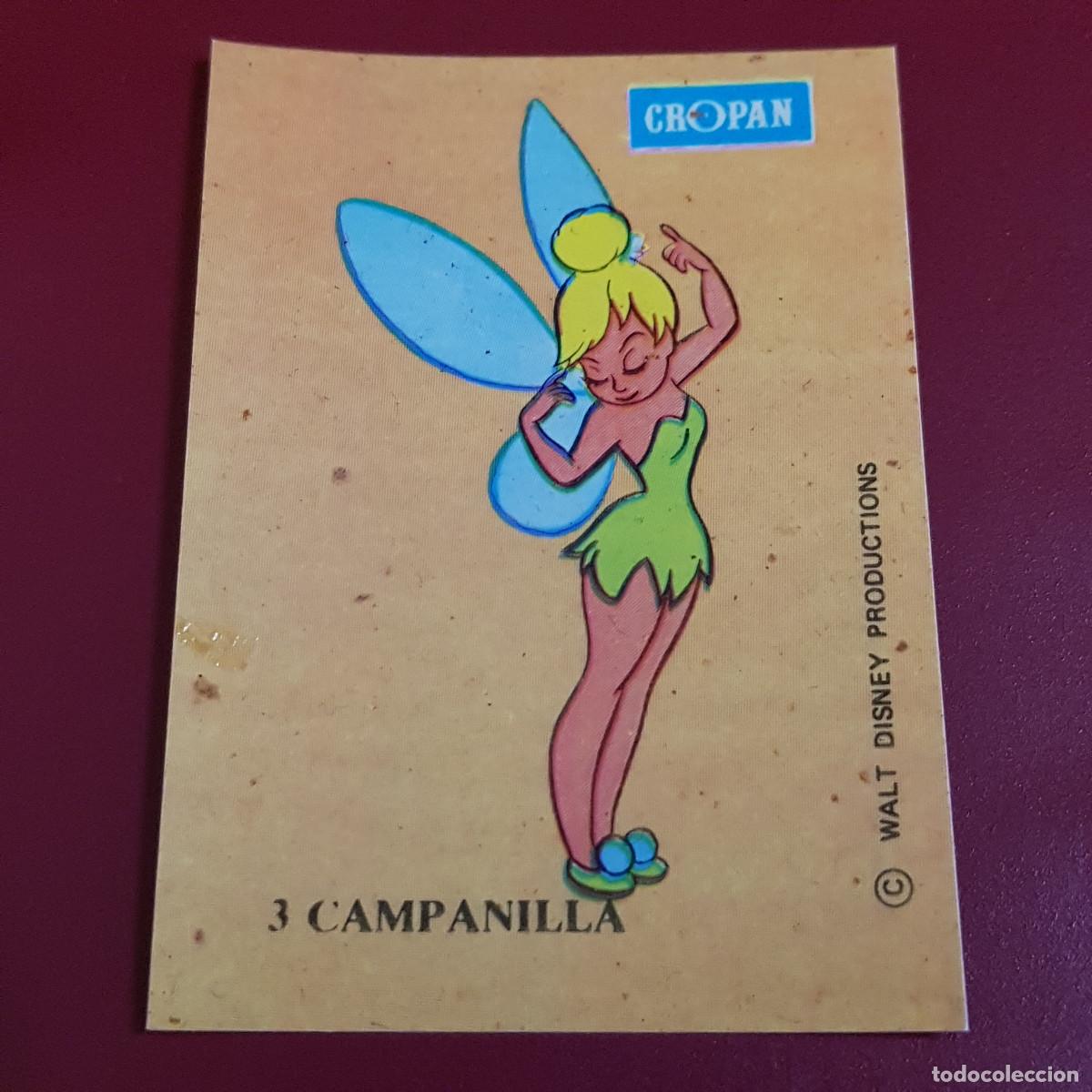 Coleccionismo Cromos antiguos: CROPAN - VUELA CON PETER PAN DISNEY - CAMPANILLA 3