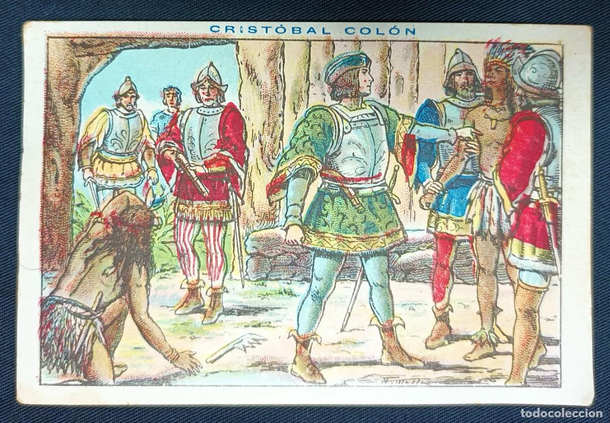 Coleccionismo cromos antiguos: CROMO CRIST&Oacute;BAL COL&Oacute;N N&ordm; 125.CHOCOLATES JUNCOSA - Foto 1