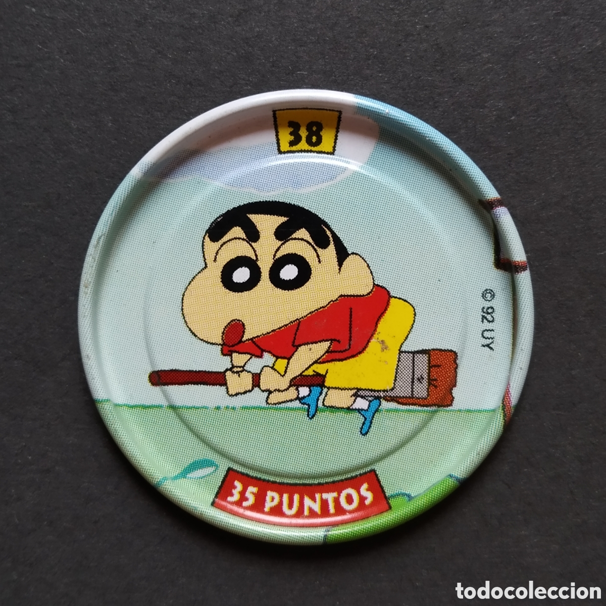 Coleccionismo Cromos antiguos: METAL RAPPERS / TAZO - N&ordm; 038 - SHIN CHAN - A&Ntilde;O 1997 - BOLLYCAO