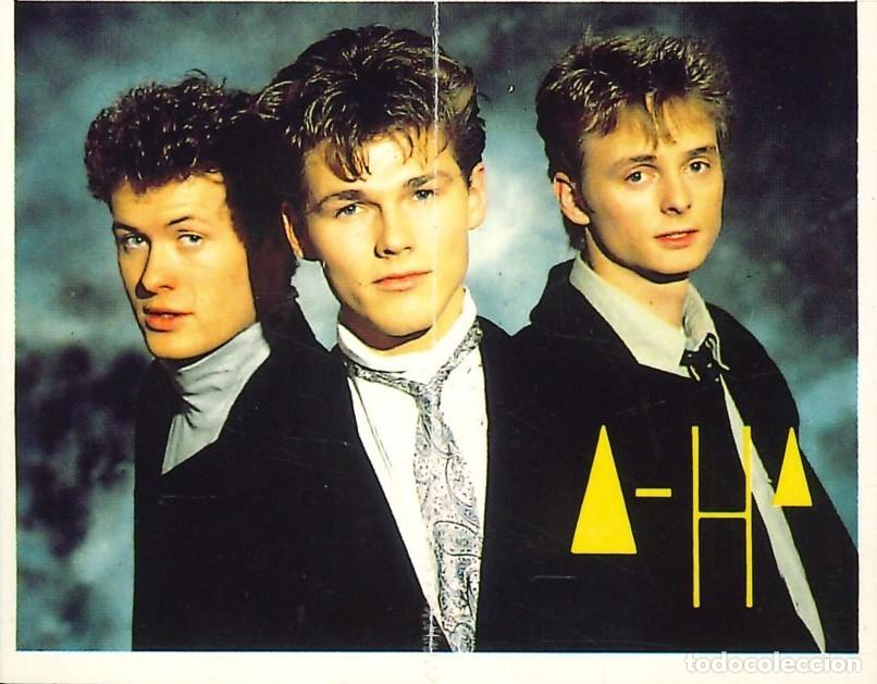 Coleccionismo Cromos antiguos: CROMO - 1990 - PEGATE A LAS ESTRELLAS DEL ROCK - MATUTANO - SONRIC'S - A-HA