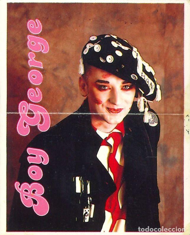Coleccionismo Cromos antiguos: CROMO - 1990 - PEGATE A LAS ESTRELLAS DEL ROCK - MATUTANO - SONRIC'S - BOY GEORGE