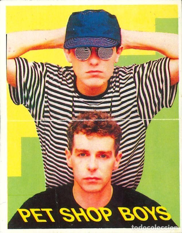 Coleccionismo Cromos antiguos: CROMO - 1990 - PEGATE A LAS ESTRELLAS DEL ROCK - MATUTANO - SONRIC'S - PET SHOP BOYS