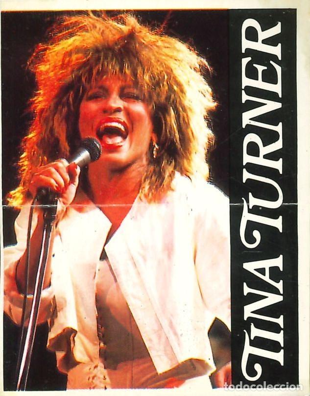Coleccionismo Cromos antiguos: CROMO - 1990 - PEGATE A LAS ESTRELLAS DEL ROCK - MATUTANO - SONRIC'S - TINA TURNER