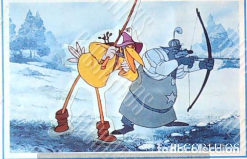 Coleccionismo Cromos antiguos: ROBIN HOOD WALT DISNEY CLESA CROMO RECUPERADO M