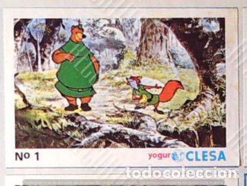 Collezionismo Figurine antiche: ROBIN HOOD WALT DISNEY CLESA CROMO RECUPERADO 1