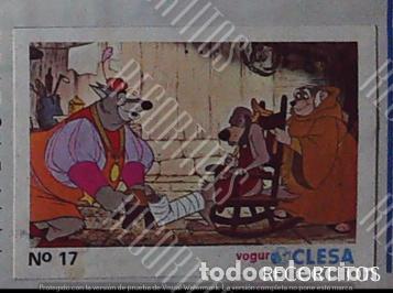 Collezionismo Figurine antiche: ROBIN HOOD WALT DISNEY CLESA CROMO RECUPERADO 17