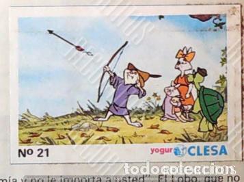 Collezionismo Figurine antiche: ROBIN HOOD WALT DISNEY CLESA CROMO RECUPERADO 21