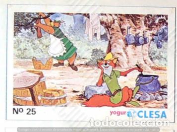 Collezionismo Figurine antiche: ROBIN HOOD WALT DISNEY CLESA CROMO RECUPERADO 25