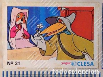 Coleccionismo Cromos antiguos: ROBIN HOOD WALT DISNEY CLESA CROMO RECUPERADO 31