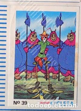 Coleccionismo Cromos antiguos: ROBIN HOOD WALT DISNEY CLESA CROMO RECUPERADO 39
