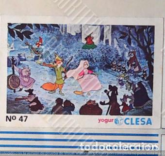 Coleccionismo Cromos antiguos: ROBIN HOOD WALT DISNEY CLESA CROMO RECUPERADO 47
