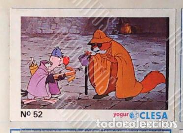 Coleccionismo Cromos antiguos: ROBIN HOOD WALT DISNEY CLESA CROMO RECUPERADO 52