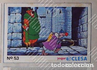 Coleccionismo Cromos antiguos: ROBIN HOOD WALT DISNEY CLESA CROMO RECUPERADO 53