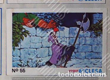 Coleccionismo Cromos antiguos: ROBIN HOOD WALT DISNEY CLESA CROMO RECUPERADO 55