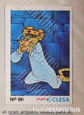 Coleccionismo Cromos antiguos: ROBIN HOOD WALT DISNEY CLESA CROMO RECUPERADO 66