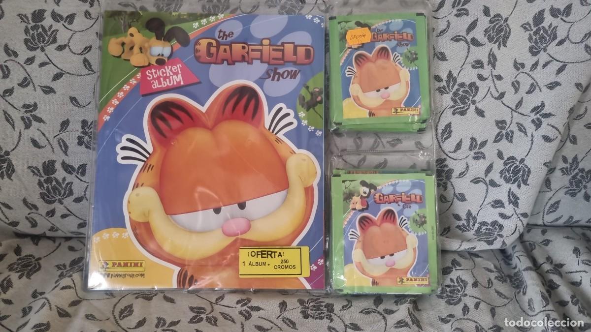 Coleccionismo Cromos antiguos: Blister &aacute;lbum + 250 cromos de la colecci&oacute;n THE GARFIELD SHOW