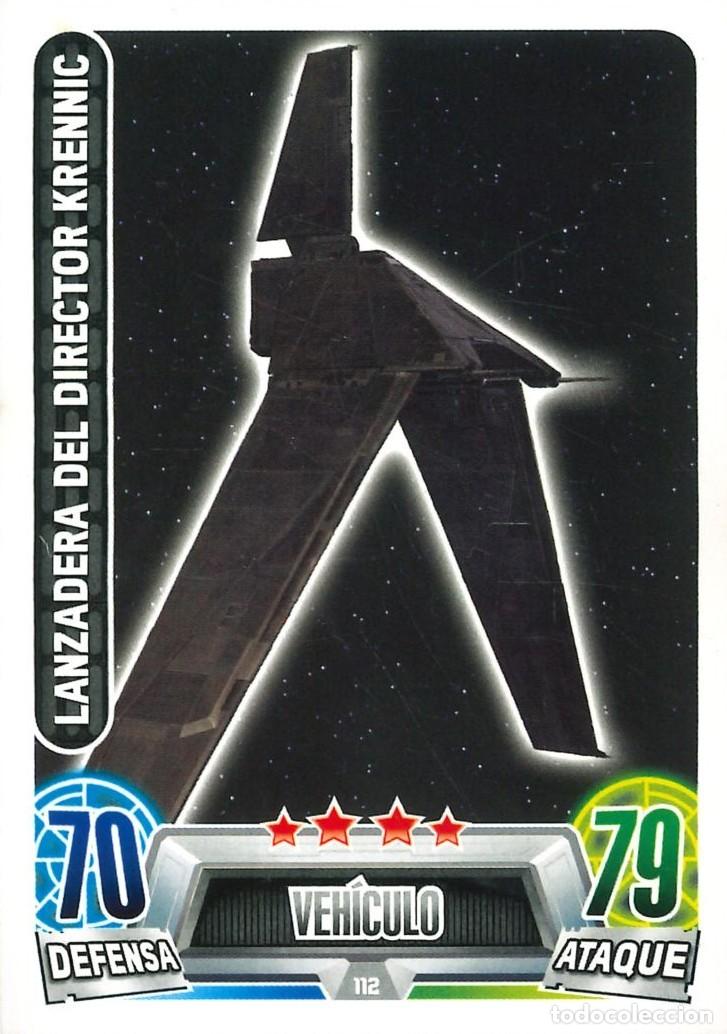 Coleccionismo Cromos antiguos: CROMO - 2015 - STAR WARS FORCE ATTAX - TOPPS - 112 - VEHICULO