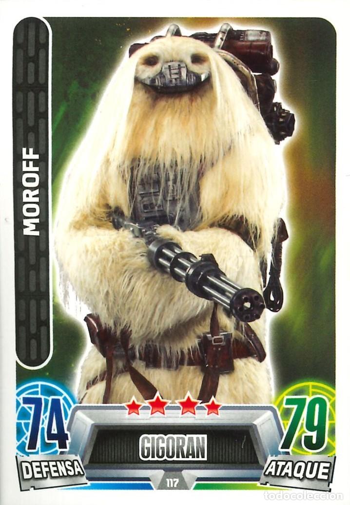 Coleccionismo Cromos antiguos: CROMO - 2015 - STAR WARS FORCE ATTAX - TOPPS - 117 - GIGORAN