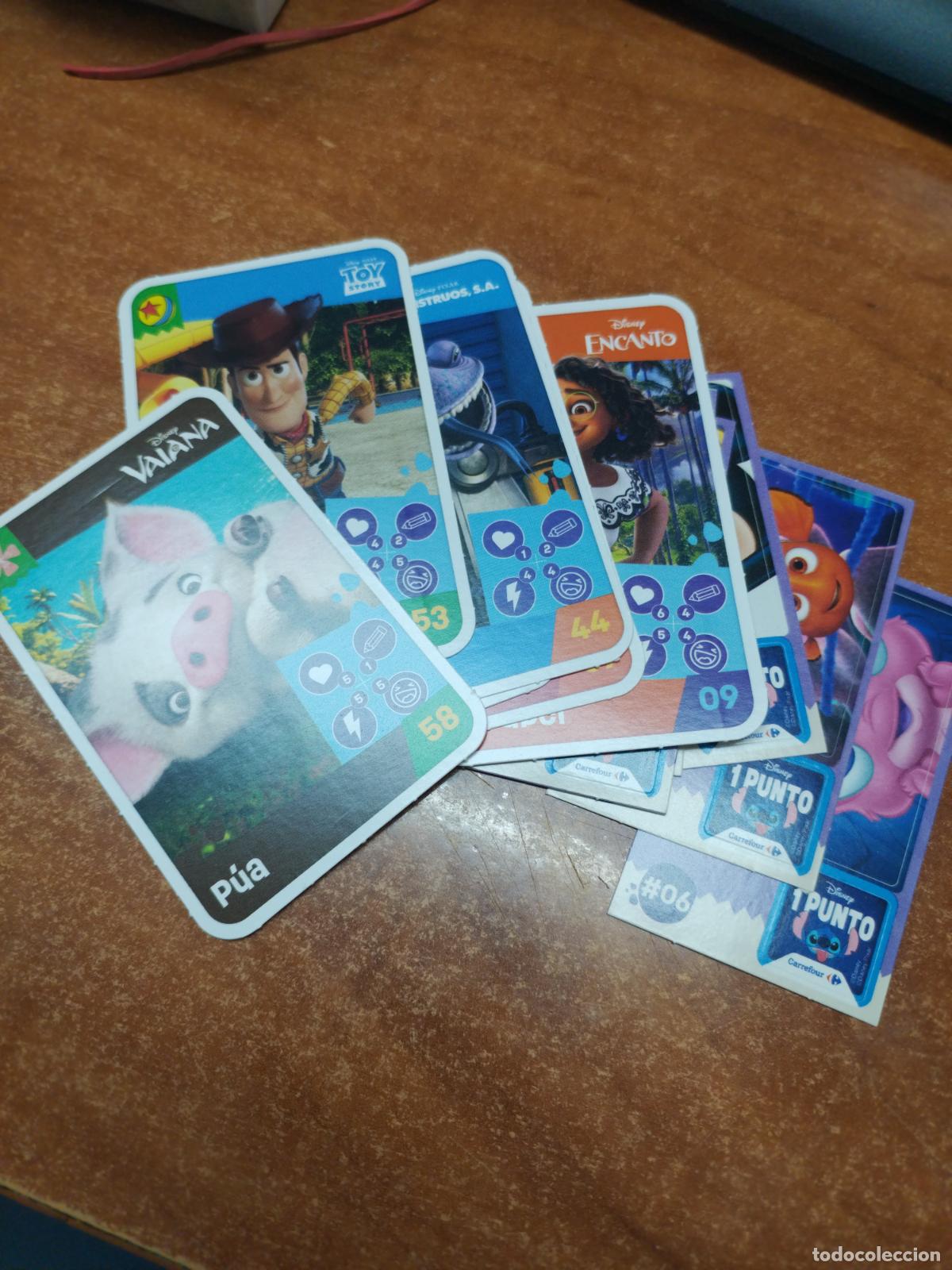 Coleccionismo Cromos antiguos: PEDIDO RESERVADO LOTE DE 12 CROMOS DISNEY CARREFOUR