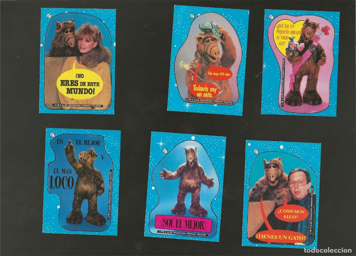 Coleccionismo Cromos antiguos: ALF -- 69 CALENDARIOS Y 18 PEGATINAS -- LAS 18 PEGATINAS -- NUNCA PEGADAS