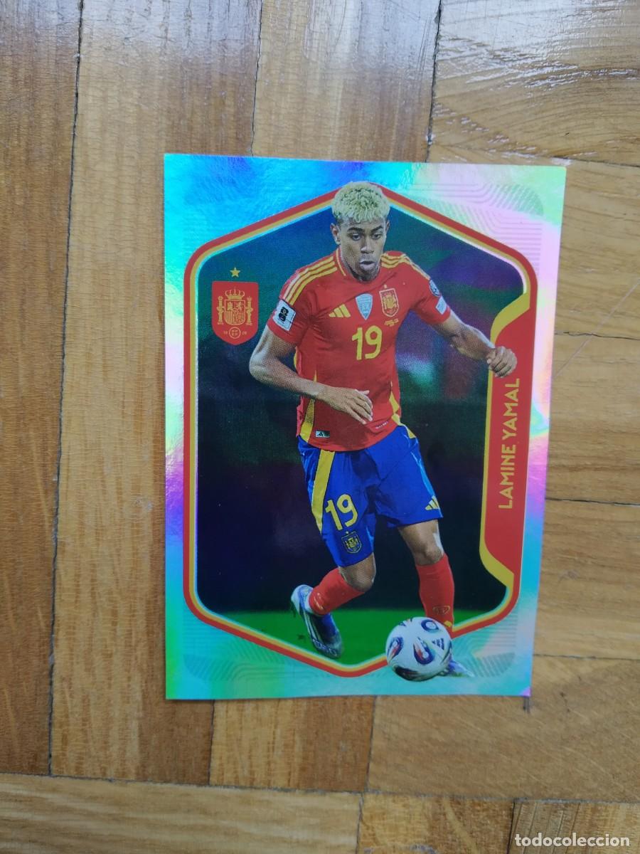 Coleccionismo Cromos antiguos: CROMO FUTBOL LAMINE YAMAL ROOKIE ESPA&Ntilde;A 2026 PLATEADO CROMOS SELECCION ESPA&Ntilde;OLA FUTBOL MUNDIAL VER