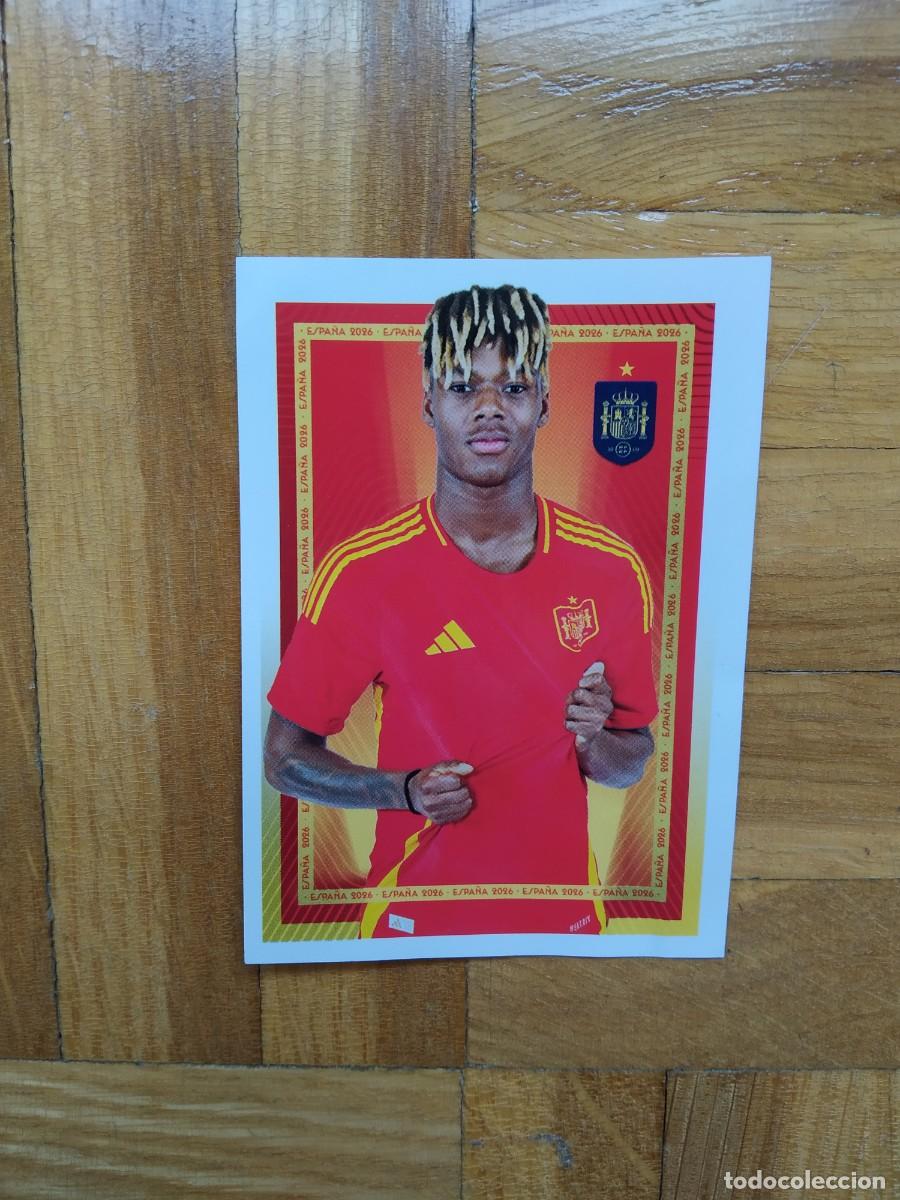 Coleccionismo Cromos antiguos: CROMO FUTBOL NICO WILLIAMS ESPA&Ntilde;A 2026 SELECCION CROMOS SELECCION ESPA&Ntilde;OLA FUTBOL MUNDIAL VER
