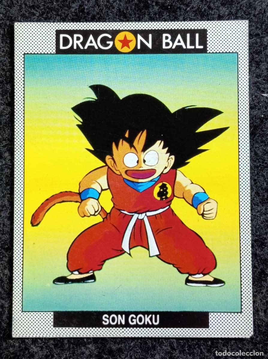 Coleccionismo Cromos antiguos: Tarjet - Card, Cromo N&ordm; 5 Son Goku, Colecci&oacute;n 90 personajes de Dragon Ball y Dragon Ball Z, 1989