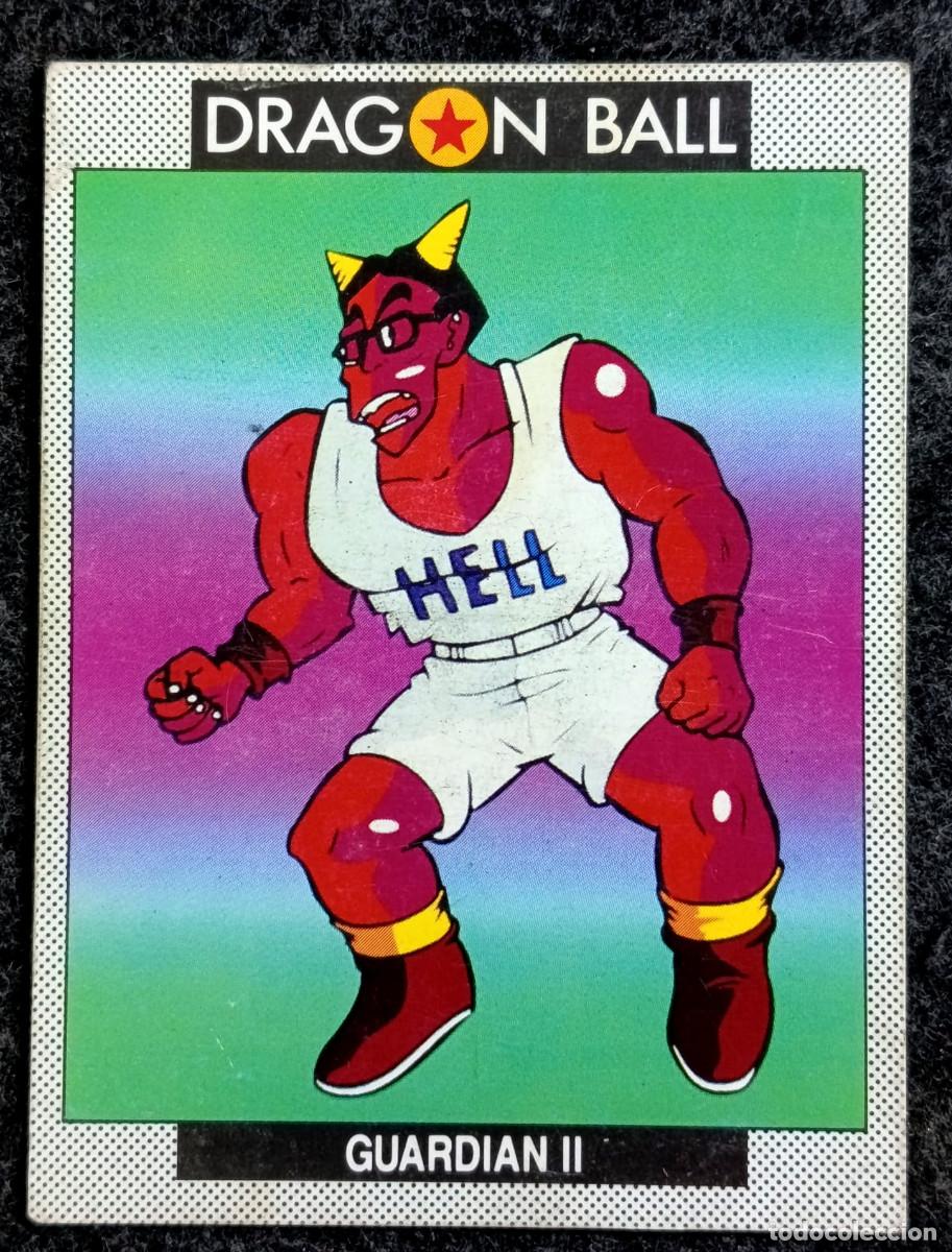 Coleccionismo Cromos antiguos: Tarjet - Card, Cromo N&ordm; 75 Guardia II, Colecci&oacute;n 90 personajes de Dragon Ball y Dragon Ball Z, 1989