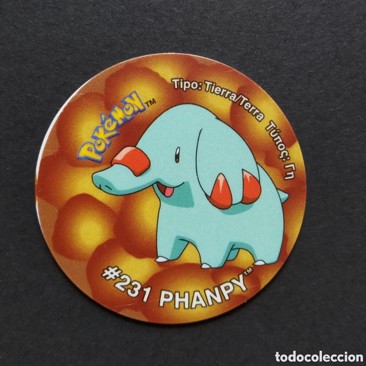 Coleccionismo Cromos antiguos: TAZO - N&ordm; 220 - #231 PHANPY - POKEMON TAZO 3 - MATUTANO - 2001