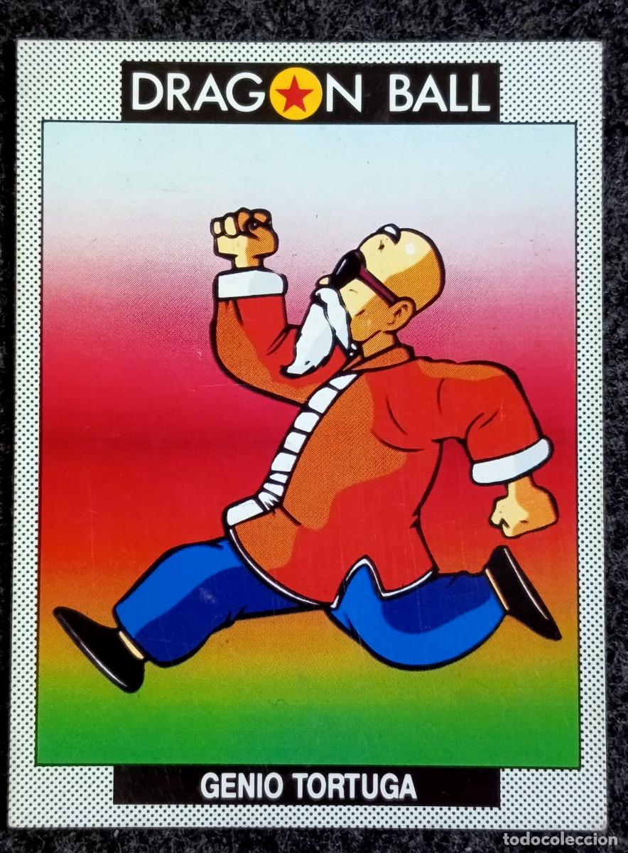Coleccionismo Cromos antiguos: Tarjet - Card Cromo N&ordm; 30 Genio Tortuga Colecci&oacute;n 90 personajes de Dragon Ball y Dragon Ball Z, 1989