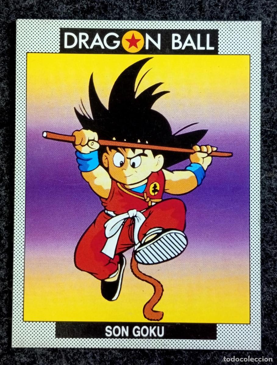 Coleccionismo Cromos antiguos: Tarjet - Card, Cromo N&ordm; 7 Son Goku, Colecci&oacute;n 90 personajes de Dragon Ball y Dragon Ball Z 1989