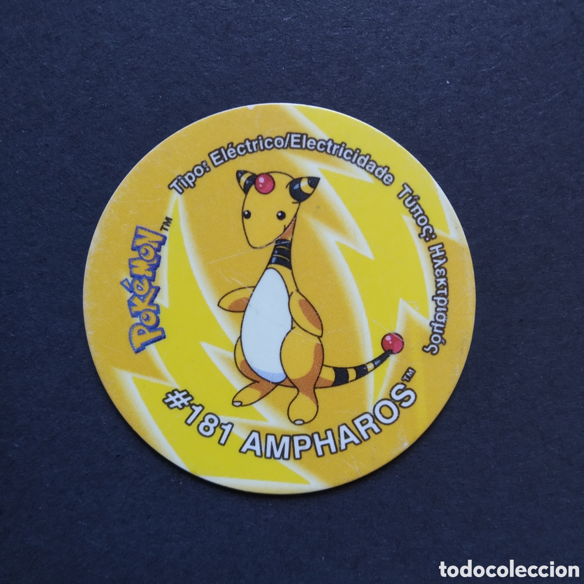 Coleccionismo Cromos antiguos: TAZO - N&ordm; 204 - #181 AMPHAROS - POKEMON TAZO 3 - MATUTANO - 2001