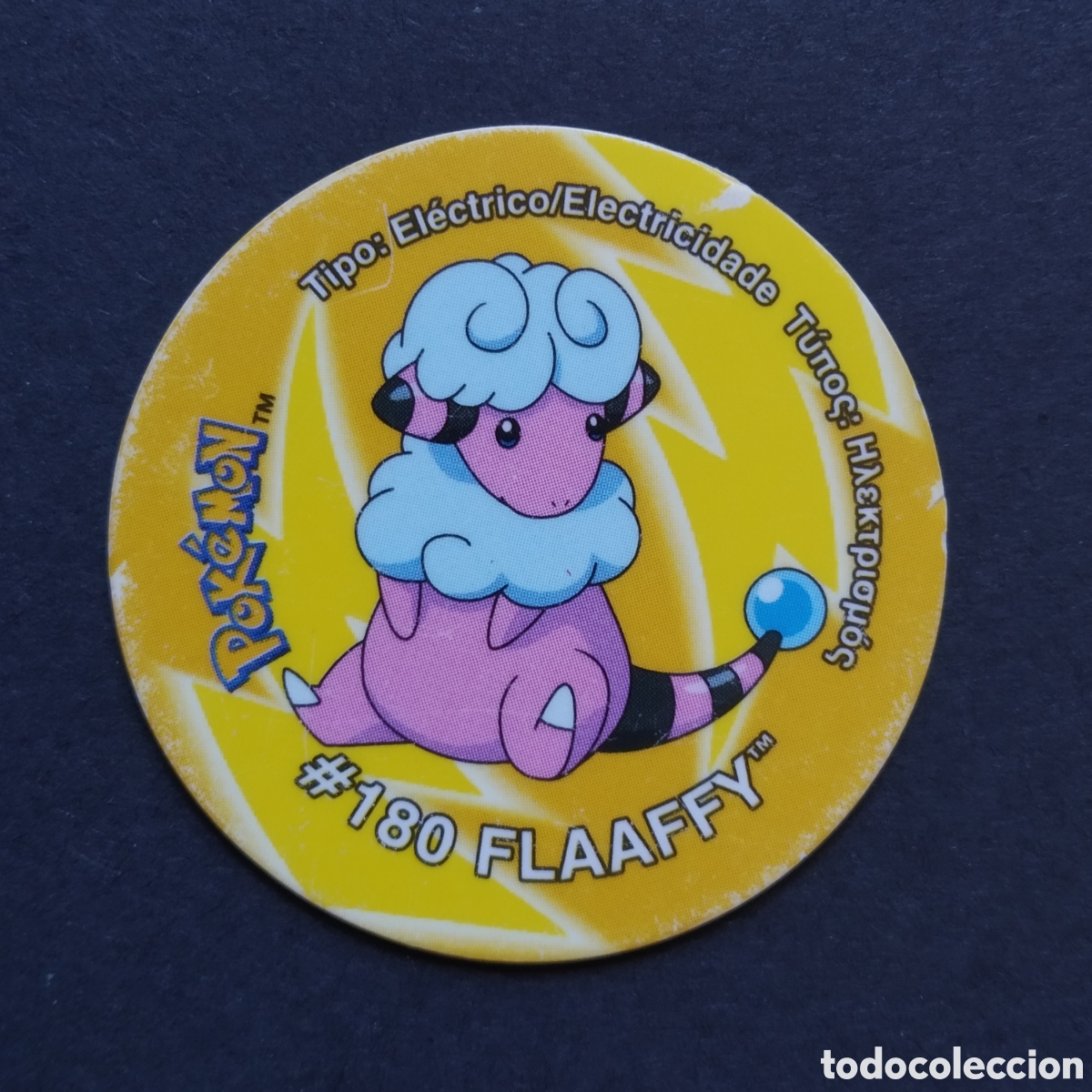 Coleccionismo Cromos antiguos: TAZO - N&ordm; 203 - #180 FLAAFFY - POKEMON TAZO 3 - MATUTANO - 2001