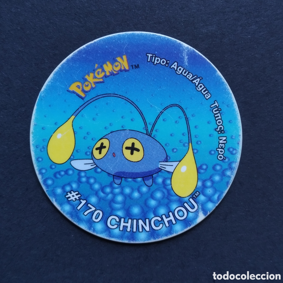 Coleccionismo Cromos antiguos: TAZO - N&ordm; 198 - #170 CHINCHOU - POKEMON TAZO 3 - MATUTANO - 2001