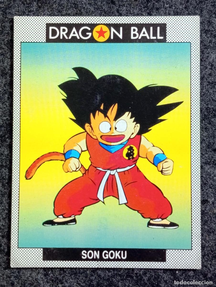 Coleccionismo Cromos antiguos: Tarjet - Card, Cromo N&ordm; 5 Son Goku, Colecci&oacute;n 90 personajes de Dragon Ball y Dragon Ball Z, 1989