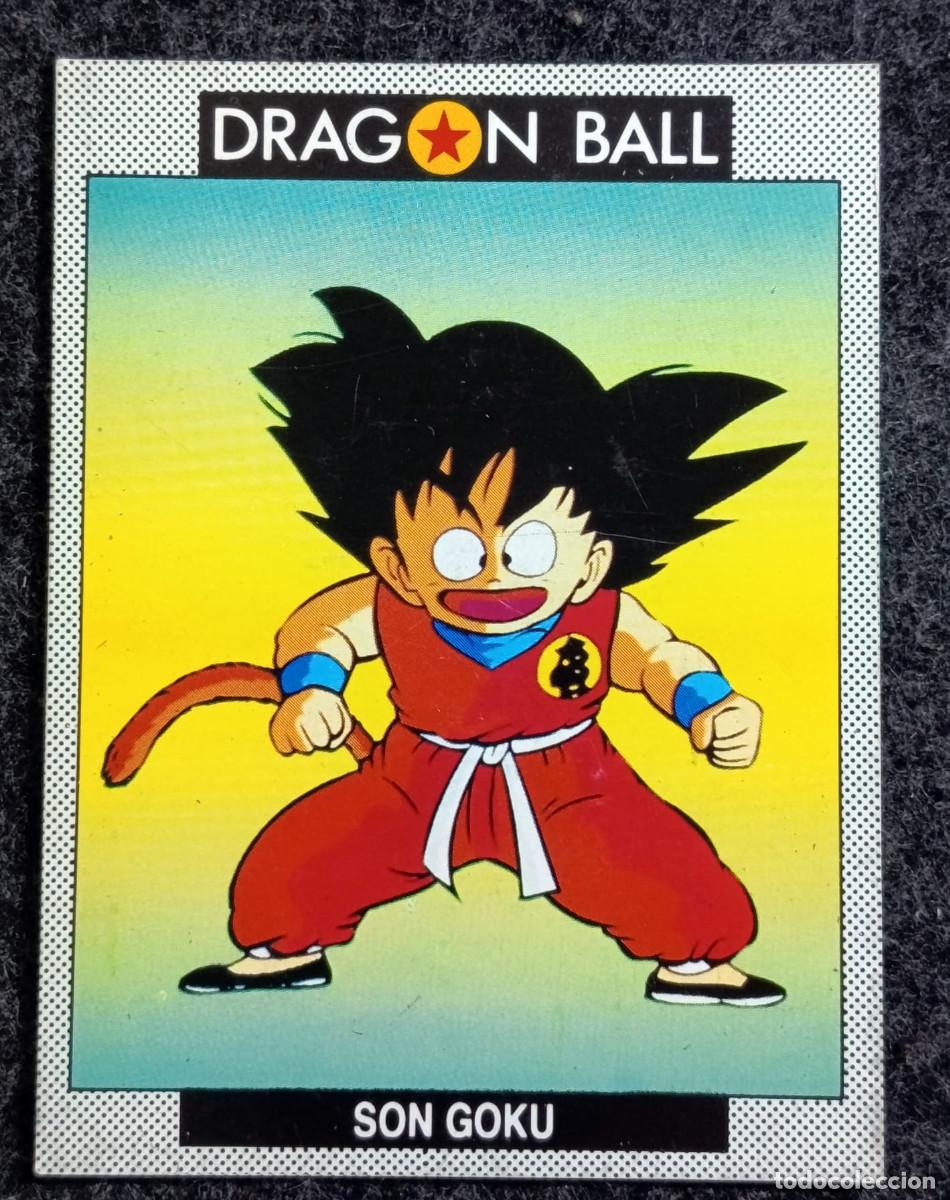 Coleccionismo Cromos antiguos: Tarjet - Card, Cromo N&ordm; 5 Son Goku, Colecci&oacute;n 90 personajes de Dragon Ball y Dragon Ball Z, 1989