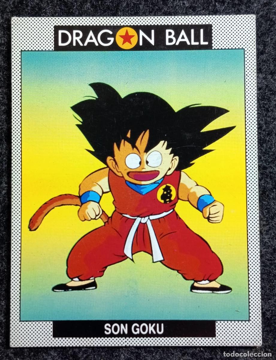Coleccionismo Cromos antiguos: Tarjet - Card, Cromo N&ordm; 5 Son Goku, Colecci&oacute;n 90 personajes de Dragon Ball y Dragon Ball Z, 1989