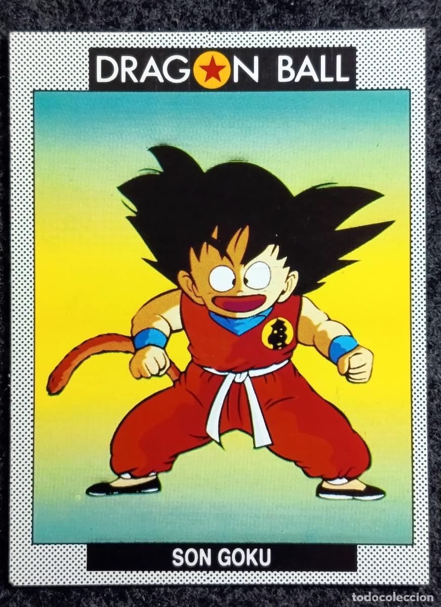 Coleccionismo Cromos antiguos: Tarjet - Card, Cromo N&ordm; 5 Son Goku, Colecci&oacute;n 90 personajes de Dragon Ball y Dragon Ball Z, 1989