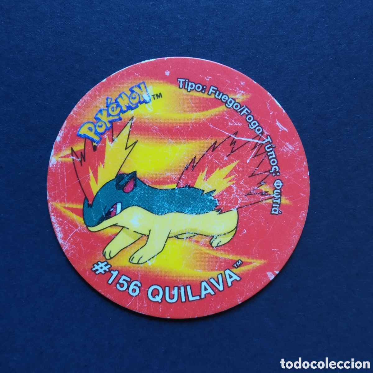 Coleccionismo Cromos antiguos: TAZO - N&ordm; 189 - #156 QUILAVA - POKEMON TAZO 3 - MATUTANO - 2001